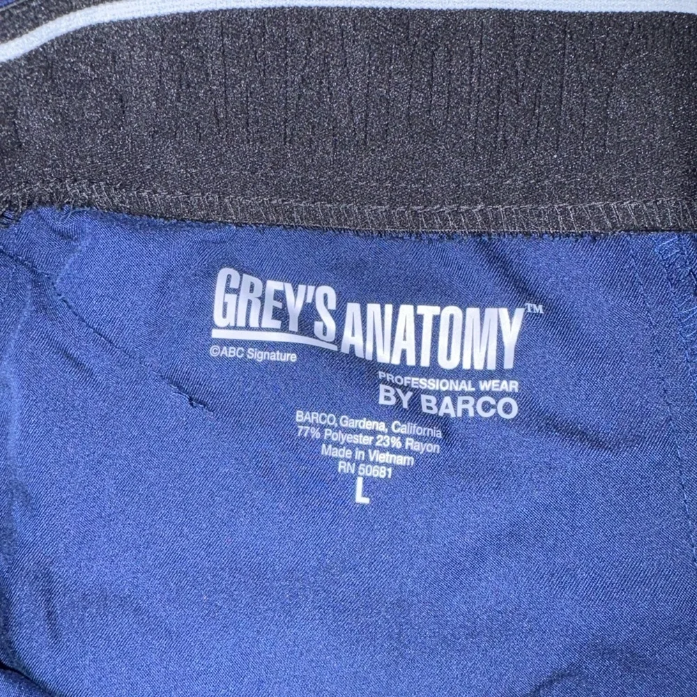 Grey's Anatomy™️ Women’s blue scrub pants size L - Picture 3 of 11